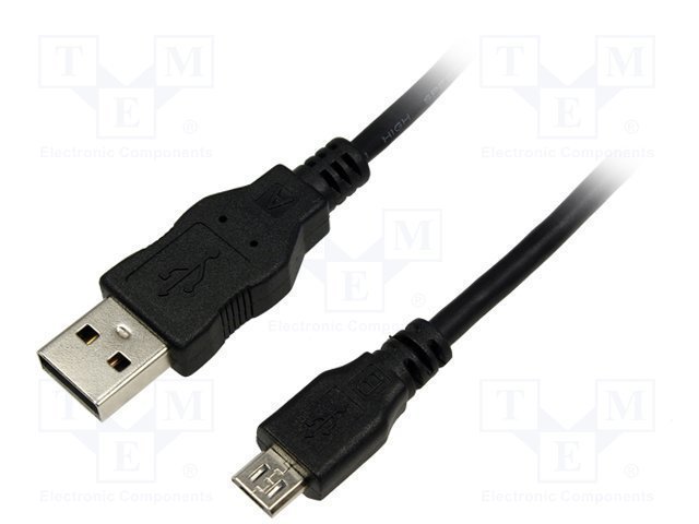 Cable USB A plug, USB B micro plug 3m