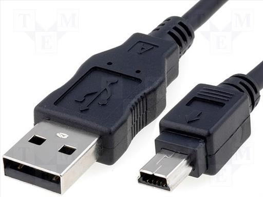 USB 2.0cable USB A plug-USB B mini plug 5m black Canon