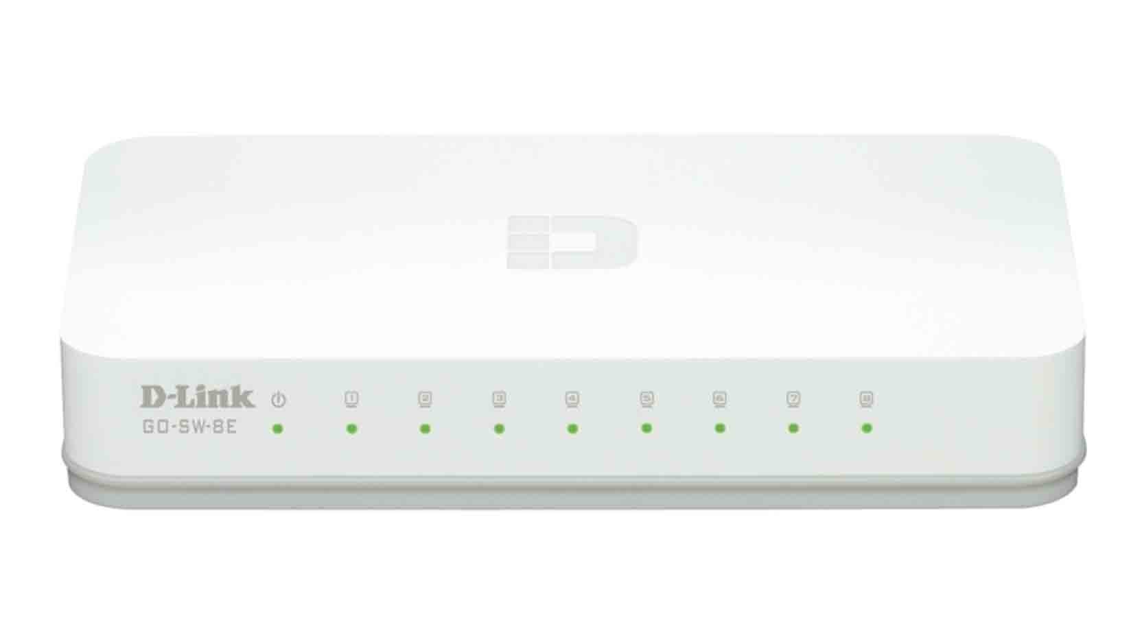 D-Link GO-SW-8E, 8-Port Fast Ethernet Easy Desktop Switch