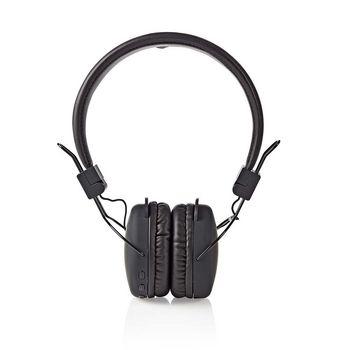 Wireless Headphones Bluetooth On-ear Foldable Built-in Microphone Black